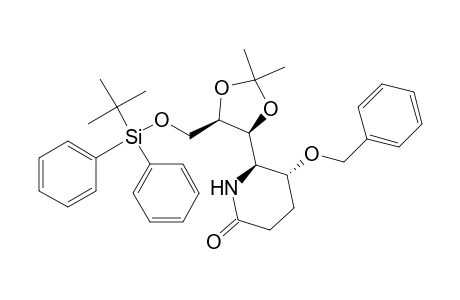 (5R,6R)-5-benzoxy-6-[(4S,5R)-5-[[tert-butyl(diphenyl)silyl]oxymethyl]-2,2-dimethyl-1,3-dioxolan-4-yl]-2-piperidone