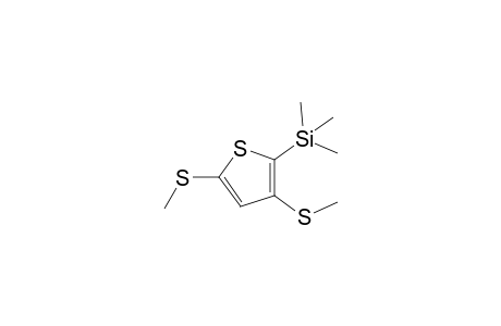 3,5-Bis(methylsulfanyl)-2-(trimethylsilyl)thiophene