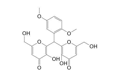 2,2'-[(2,5-Dimethoxyphenyl)methylene]bis[3-hydroxy-6-(hydroxymethyl)-4H-pyran-4-one]