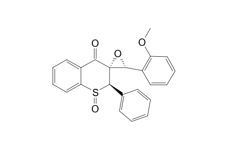 TRANS,TRANS-(+/-)-3'-(2-METHOXYPHENYL)-2-PHENYLSPIRO-[2H-1-BENZOTHIOPYRAN-3(4H),2'-OXIRAN]-4-ONE-1-OXIDE