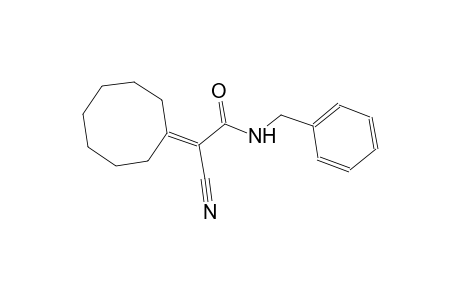 N-benzyl-2-cyano-2-cyclooctylideneacetamide