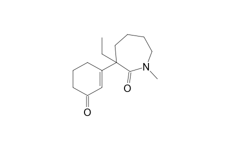 3-ethylhexahydro-1-methyl-3-(3-oxo-1-cyclohexen-1-yl)-2H-azepin-2-one