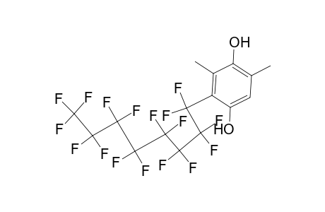 3,5-Dimethyl-2-(perfluorooctyl)hydroquinone