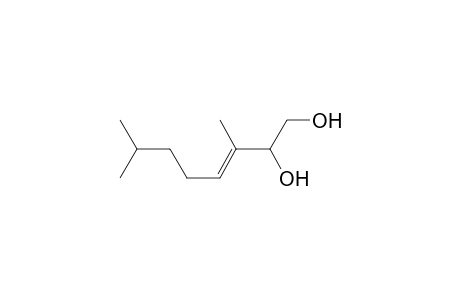 (E)-3,7-Dimethyl-3-octene-1,2-diol