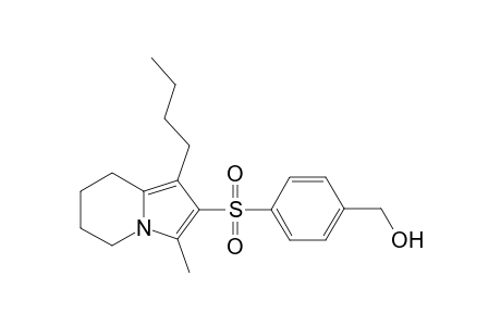1-n-Butyl-2-[(p-hydroxymethyl)benzenesulfonyl]-3-methyl-5,6,7,8-tetrahydroindolizine