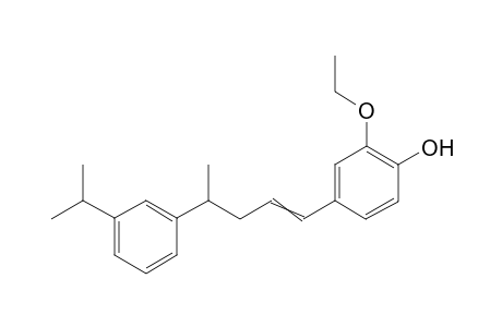 2-Ethoxy-4-(4-(3-isopropylphenyl)pent-1-enyl)phenol