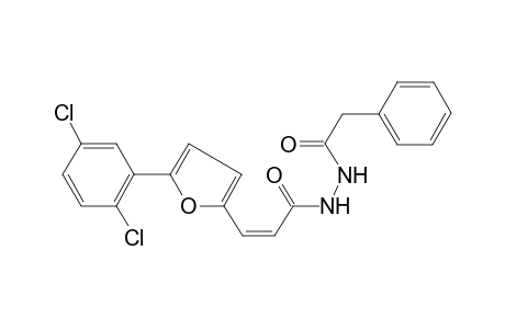 (Z)-3-[5-(2,5-dichlorophenyl)-2-furanyl]-N'-(1-oxo-2-phenylethyl)-2-propenehydrazide