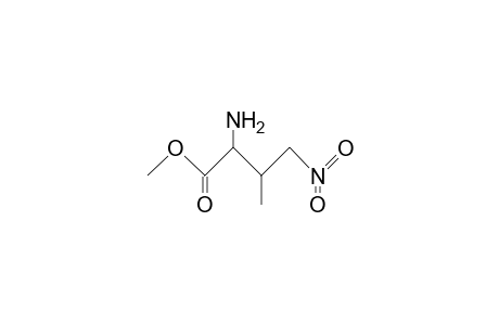 2-Amino-3-methyl-4-nitro-butanoic acid, methyl ester