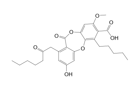 11H-Dibenzo[b,e][1,4]dioxepin-7-carboxylicacid, 3-hydroxy-8-methoxy-11-oxo-1-(2-oxoheptyl)-6-pentyl-