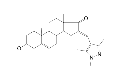 (16E)-10,13-dimethyl-3-oxidanyl-16-[(1,3,5-trimethylpyrazol-4-yl)methylidene]-2,3,4,7,8,9,11,12,14,15-decahydro-1H-cyclopenta[a]phenanthren-17-one