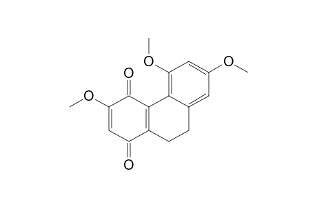 9,10-DIHYDRO-3,5,7-TRIMETHOXY-1,4-PHENANTHRENQUINONE