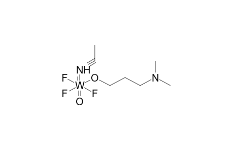 TRIFLUORO(3-N,N-DIMETHYLAMINOPROPOXY)OXOTUNGSTENE-ACETONITRIL COMPLEX