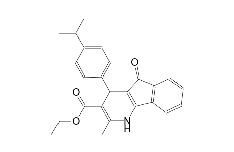 1H-indeno[1,2-b]pyridine-3-carboxylic acid, 4,5-dihydro-2-methyl-4-[4-(1-methylethyl)phenyl]-5-oxo-, ethyl ester