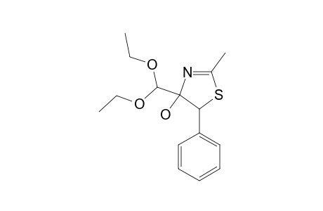 2-METHYL-4-OXO-5-PHENYL-4,5-DIHYDROTHIAZOL-4-CARBALDEHYDE_DIETHYL_ACETAL