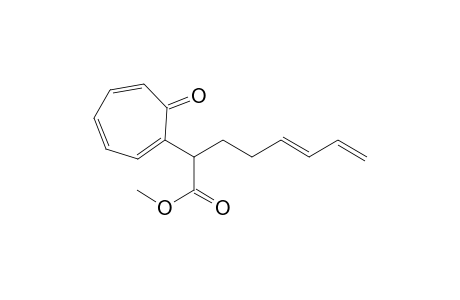 2-(1-carbomethoxy-4,6-heptadien-1-yl)-2,4,6-cycloheptatrien-1-one