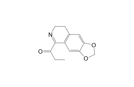 1-Propionyl-6,7-(methylenedioxy)-3,4-dihydroisoquinoline