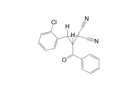 1-Benzoyl-2-(2'-chlorophenyl)-3,3-dicyanocyclopropane