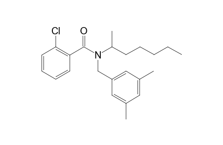 Benzamide, 2-chloro-N-(3,5-dimethylbenzyl)-N-(hept-2-yl)-
