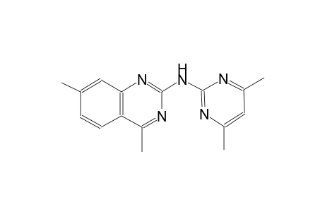 2-quinazolinamine, N-(4,6-dimethyl-2-pyrimidinyl)-4,7-dimethyl-