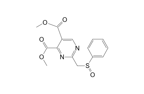 2-(benzenesulfinylmethyl)pyrimidine-4,5-dicarboxylic acid dimethyl ester