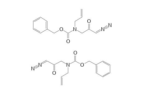 1-(M-CARBOBENZYLOXY-N-ALLYL)-AMINO-1'-DIAZOPROPANONE