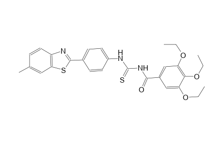 N-[4-(6-methyl-1,3-benzothiazol-2-yl)phenyl]-N'-(3,4,5-triethoxybenzoyl)thiourea