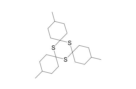 7,14,21-Trithiatrispiro[5.1.5.1.5.1]heneicosane, 3,11,18-trimethyl-