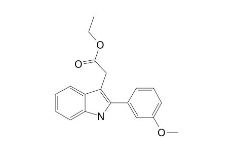 ETHYL-[2-(3-METHOXYPHENYL)-1H-INDOL-3-YL]-ACETATE