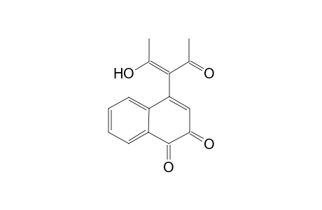 4-(1-hydroxyethylen)-2-oxopropyl-1,2-naphthoquinone