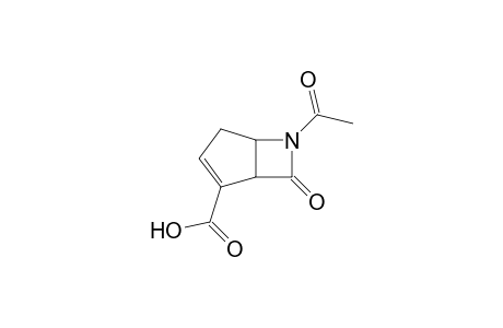 6-Acetyl-7-oxo-6-azabicyclo[3.2.0]hept-2-en-2-carboxylic acid