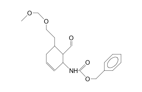 cis, cis-4-Formyl-(3,5-dioxa-hexyl)-3-(benzyl-carbamato)-cyclohexene