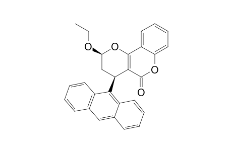 CIS-3,4-DIHYDRO-2-ETHOXY-4-(9-ANTHRANYL)-2H,5H-PYRANO-[3,2-C]-[1]-BENZOPYRAN-5-ONE