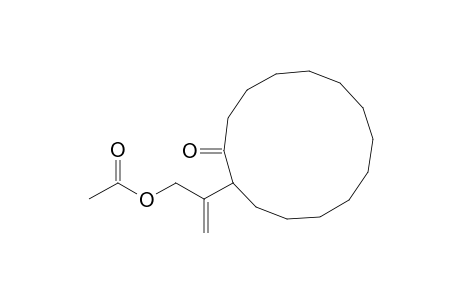 2-(2-Oxocyclotetradecyl)allyl acetate