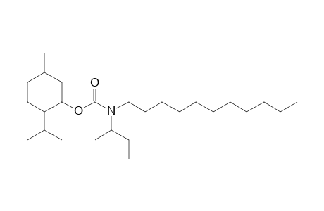 Carbonic acid, monoamide, N-(2-butyl)-N-undecyl-, 1-menthyl ester