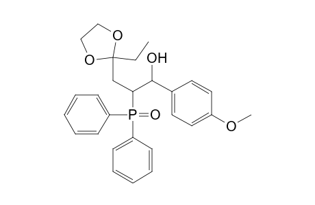 1,3-Dioxolane-2-propanol, .beta.-(diphenylphosphinyl)-2-ethyl-.alpha.-(4-methoxyphenyl)-