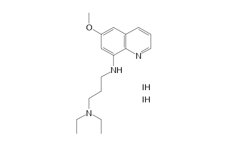 8-{[3-(DIETHYLAMINO)PROPYL]AMINO}-6-METHOXYQUINOLINE, DIHYDROIODIDE