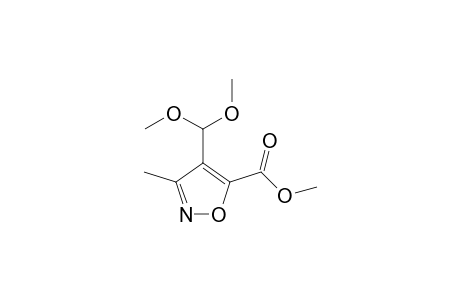 Methyl 4-dimethoxymethyl-3-methylisoxazole-5-carboxylate