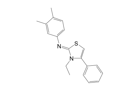 (3,4-Dimethyl-phenyl)-(3-ethyl-4-phenyl-3H-thiazol-2-ylidene)-amine