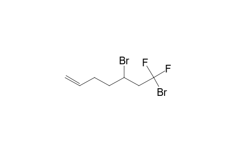 1-Heptene, 5,7-dibromo-7,7-difluoro-