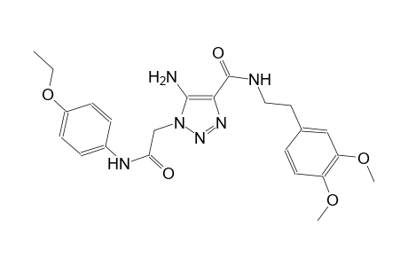 5-amino-N-[2-(3,4-dimethoxyphenyl)ethyl]-1-[2-(4-ethoxyanilino)-2-oxoethyl]-1H-1,2,3-triazole-4-carboxamide