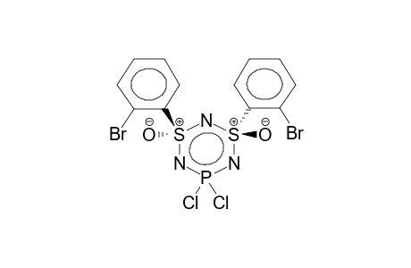 TRANS-6,6-DICHLORO-2,4-DIOXO-2,4-BIS(ORTHO-BROMOPHENYL)-1,3,5,2,4,6-TRIAZADITHIAPHOSPHORIN