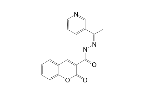 2-OXO-N'-[1-(PYRIDINE-3-YL)-ETHYLIDENE]-2H-CHROMENE-3-CARBOHYDRAZIDE