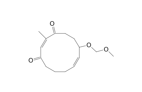 2-Methyl-10-(methoxymethoxy)-2,8-cyclodedecadien-1,4-dione