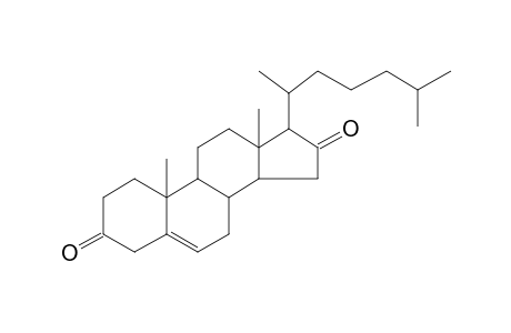 21.xi-Methyl-17-isocholestan-5-en-3,16-dione