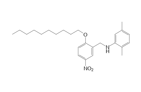 2-(decyloxy)-5-nitro-N-(2,5-xylyl)benzylamine