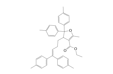 4-[4,4-Bis(4-methylphenyl)-3-butenyl]-5,5-bis(4-methylphenyl)-3-ethoxycarbonyl-2-methyl-4,5-dihydrofuran