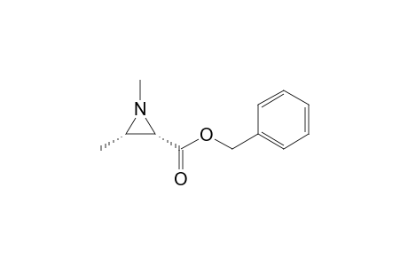 (2S,3S)-1,3-dimethyl-2-aziridinecarboxylic acid (phenylmethyl) ester