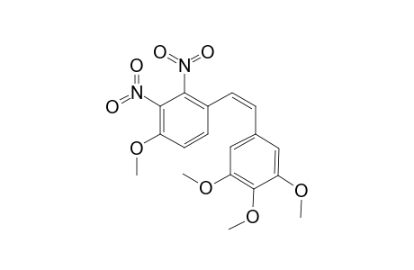 (Z)-2-(4'-METHOXY-2',3'-DINITROPHENYL)-1-(3,4,5-TRIMETHOXYPHENYL)-ETHENE