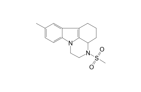 8-Methyl-3-(methylsulfonyl)-2,3,3a,4,5,6-hexahydro-1H-pyrazino[3,2,1-jk]carbazole