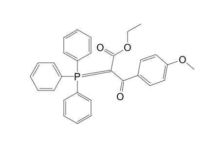 (.alpha.-Ethoxycarbonyl-.alpha.-4-methoxybenzoylmethylene)triphenylphosphorane